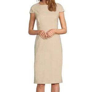 Antonio Melani Dress Avery, Natural Cream, Short Sleeve Pencil Dress